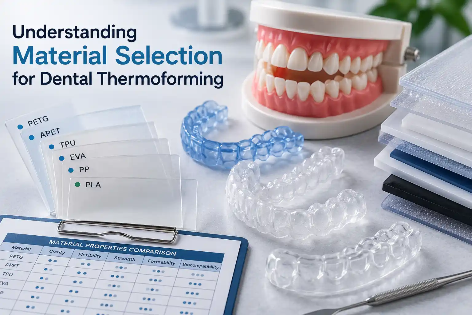 Understanding Material Selection for Dental Thermoforming